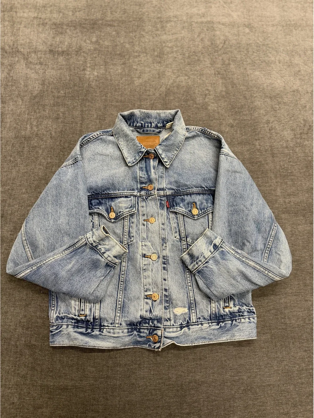 Levi's Premium Italian Denim Blue Jean Jacket Size S